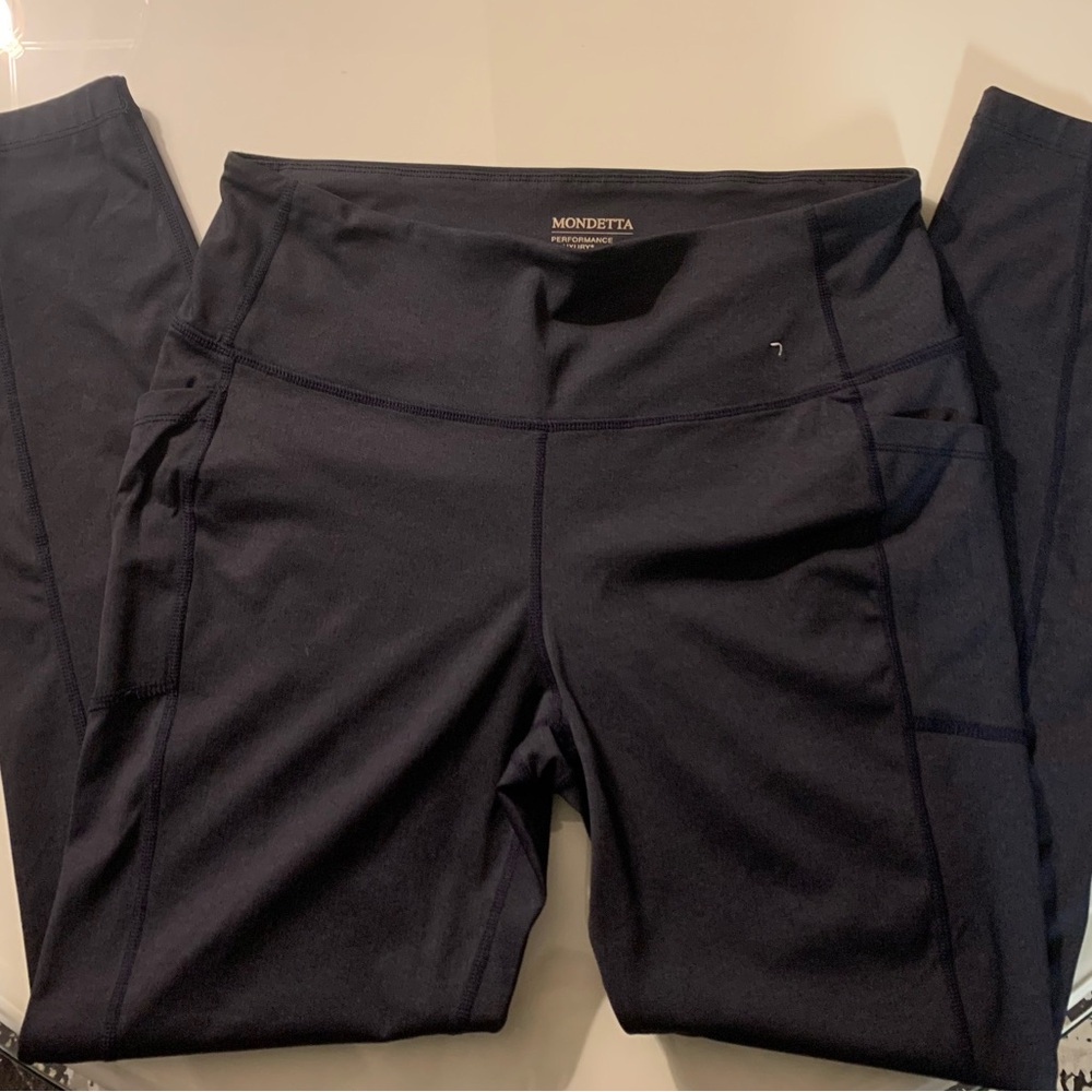 Mondetta Grayish Blue Leggings L